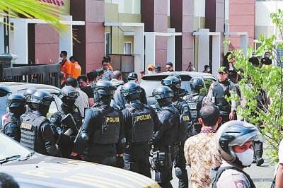 印尼29名军人涉嫌袭击一地方警察局被拘捕