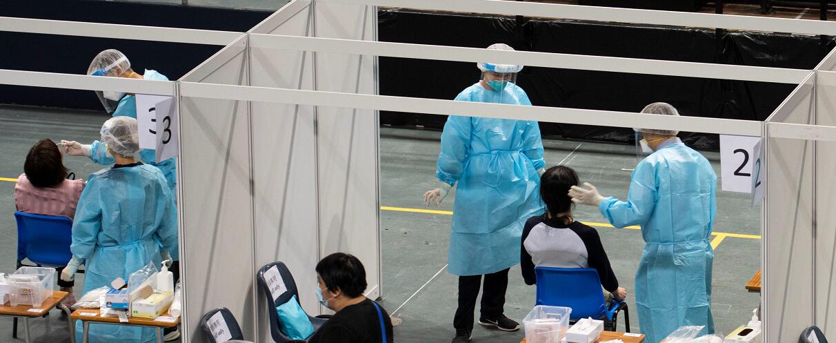 過百萬市民登記普檢 逾九成預約人士採樣 林鄭指比例高