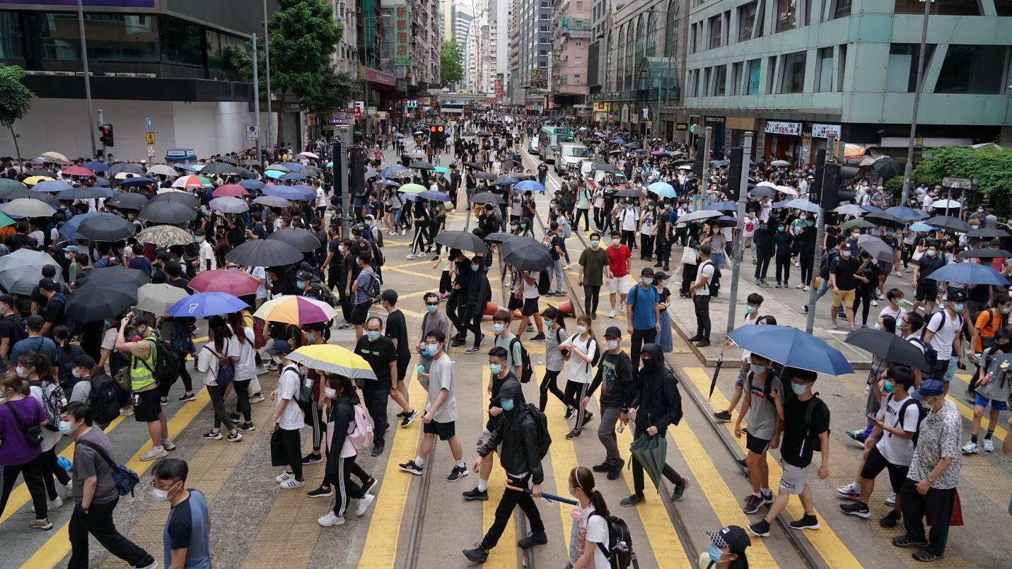 香港警方：修例風波被捕人數破萬 逾2200人被檢控