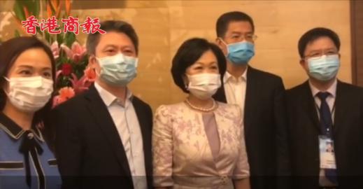 有片 | 商報記者向內地支援隊轉達香港市民支持與感激