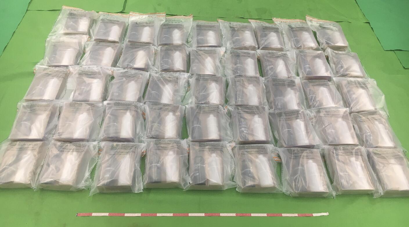 海關破今年機場最大宗空運入口毒品案件 涉案约4530萬元