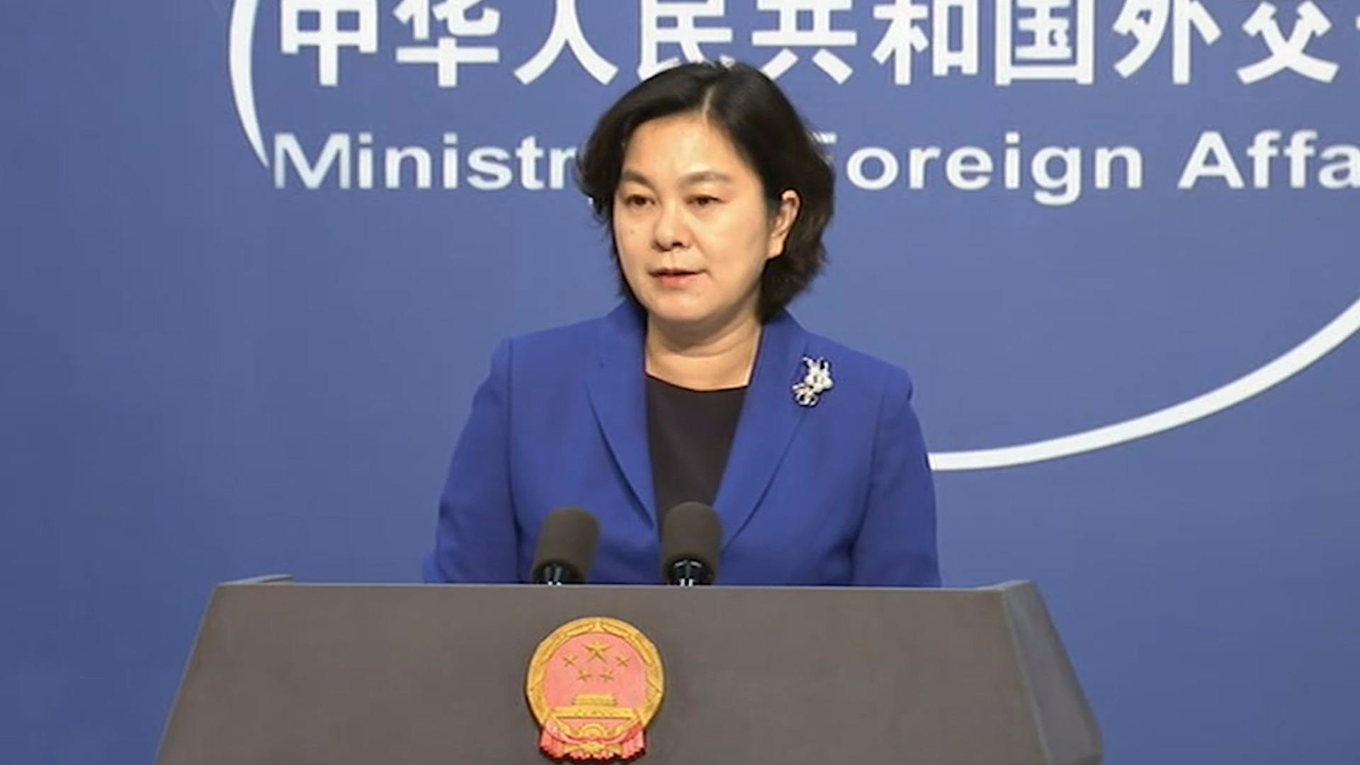 华春莹：12名被捕非法越境港人企图把香港分裂出去