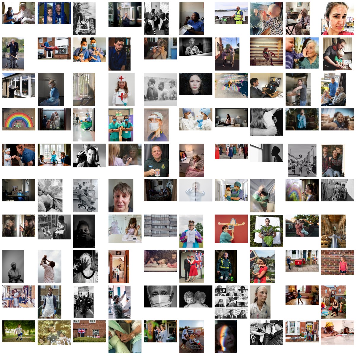 一百幀疫情下的英國照片在國家肖像館網上展出