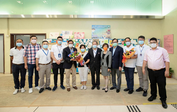 經民聯慰問國家核酸檢測支援隊表謝意