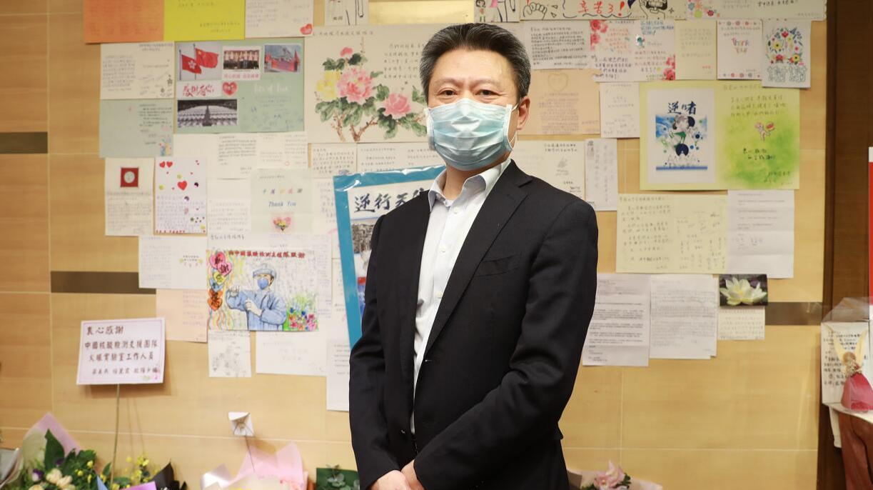 支援隊隊長余德文：普檢達預期成績 港人熱情配合令人印象深刻