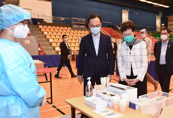 港府小禮包明信片贈內地支援隊表謝意