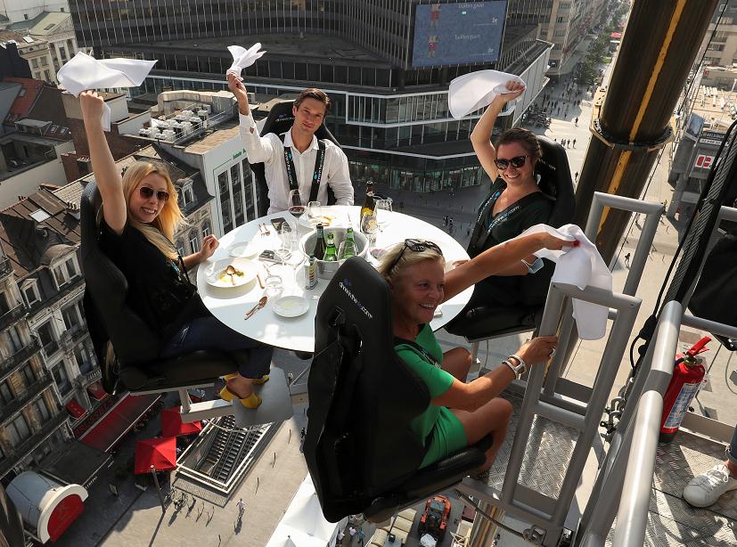 圖集｜布魯塞爾：浪漫的空中晚餐