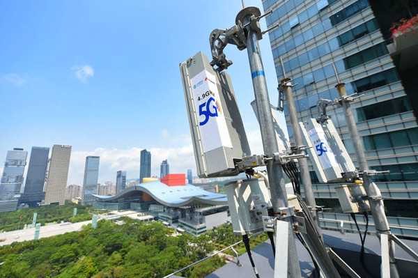 年底5G基站將超60萬個 覆蓋全國地級以上城市