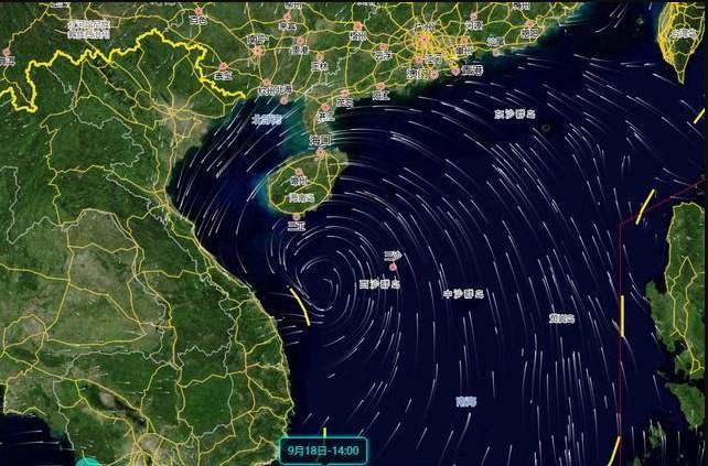 颱風「紅霞」17日抵廣東沿海