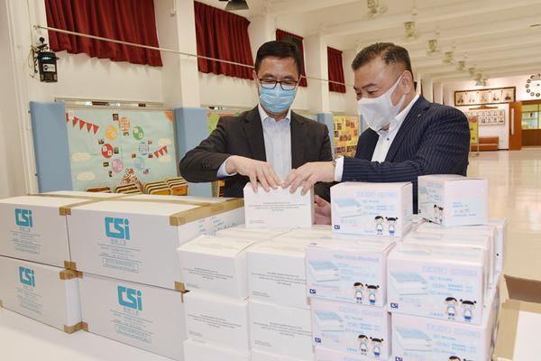 楊潤雄視察學校復課防疫措施