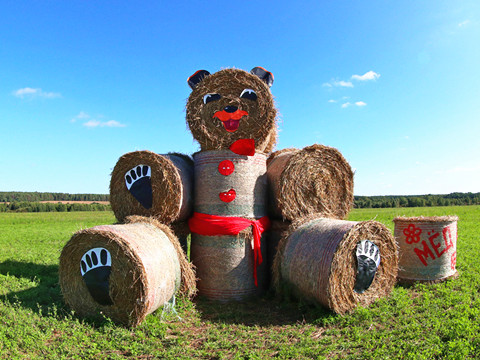 图集｜白俄罗斯：乾草捆的艺术