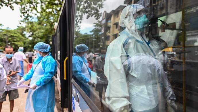 緬甸單日新增病例數首次破千