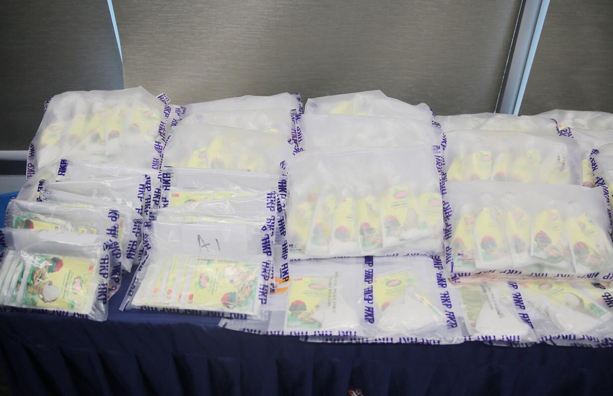 警方破跨國販毒集團檢6400萬元海洛英 拘7人