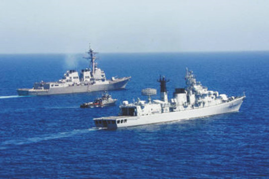 解放軍四大海域同步軍演