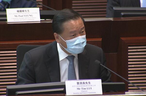 雷添良：在港上市企業一半來自內地 佔香港市場市值約80%
