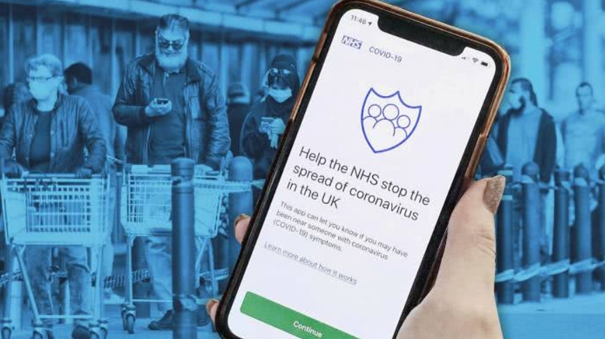 英國新冠疫情追蹤手機應用軟件下載量超1400萬次