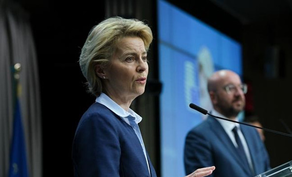 因接触确诊患者 欧盟委员会主席冯德莱恩将自我隔离