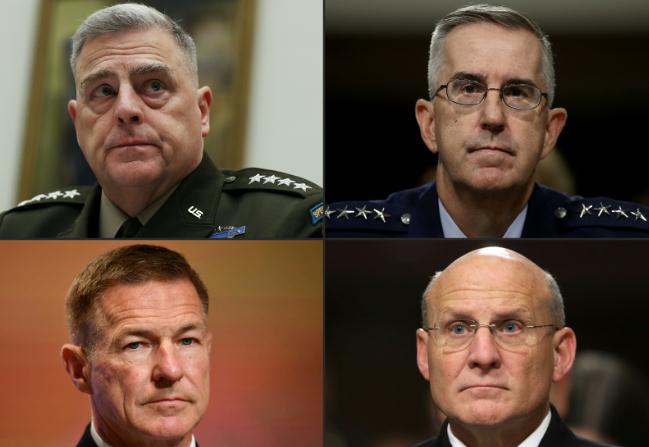 曾與確診者開會 美參謀長聯席會議成員自我隔離