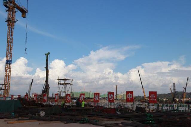 赣深高铁惠州北站建设全速推进 建成后18分钟可到深圳