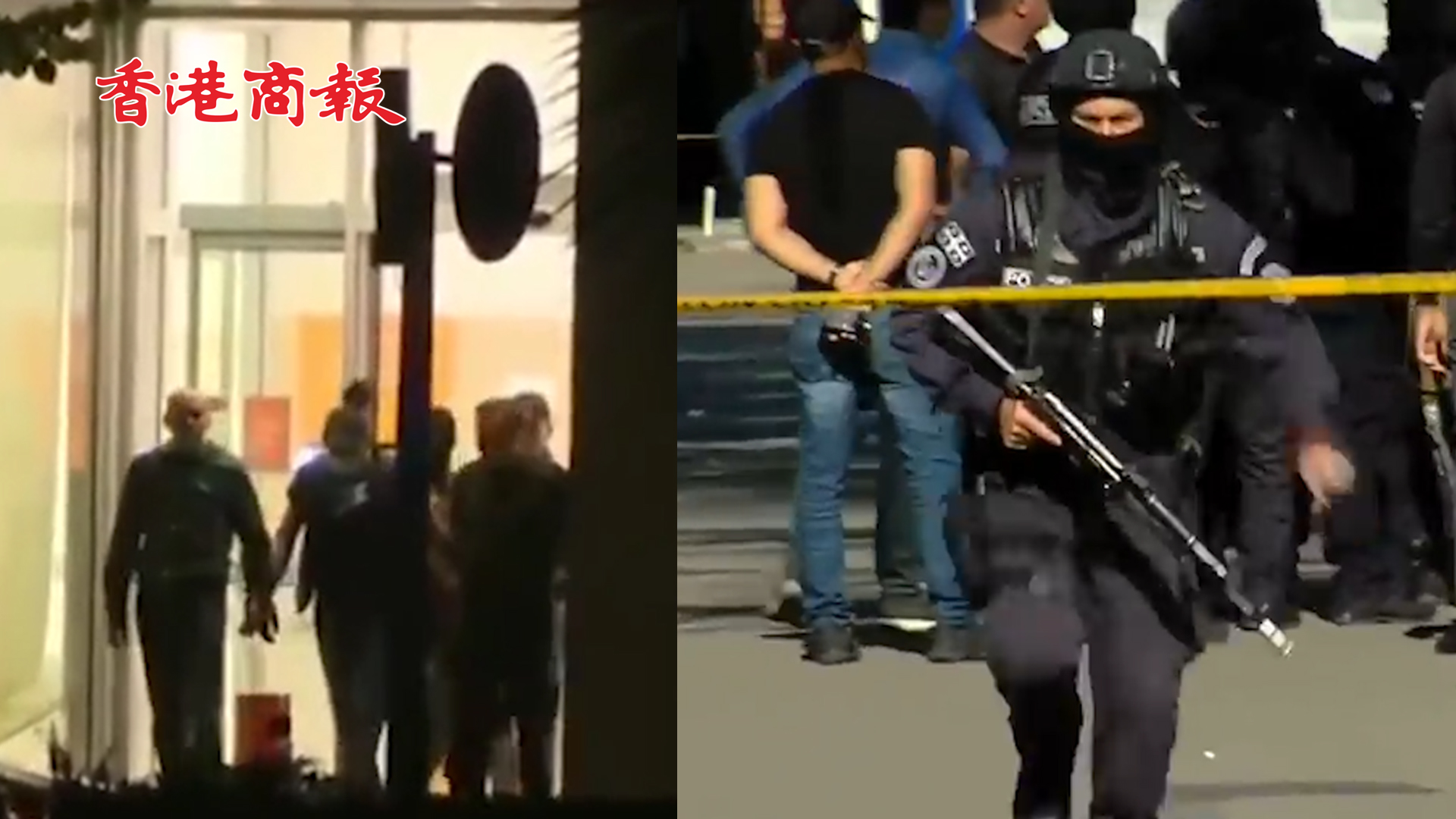 有片丨格魯吉亞槍手隻身劫持30名銀行人質與警方對峙