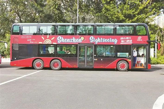 雙層全景天窗「紅胖子」上線 「郎朗音樂巴士」帶你打卡深圳