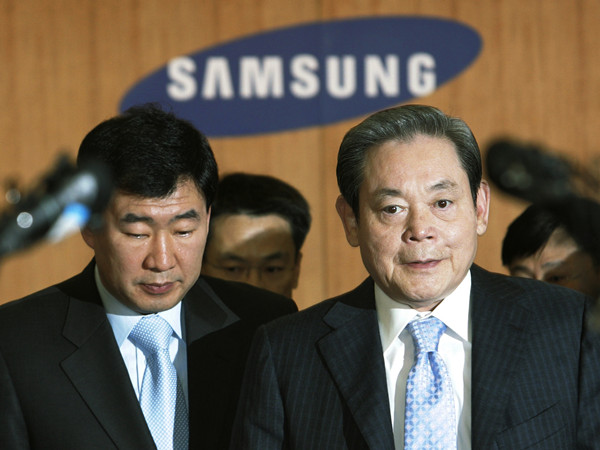 已故三星會長李健熙任內公司資產增長逾76倍