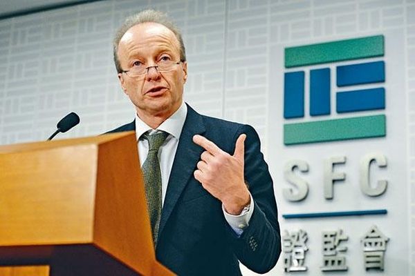 歐達禮：本港證監會對市場參與者監管期望維持不變