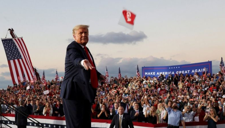 最後的衝刺！特朗普2天10場集會 冀挽回落後形勢