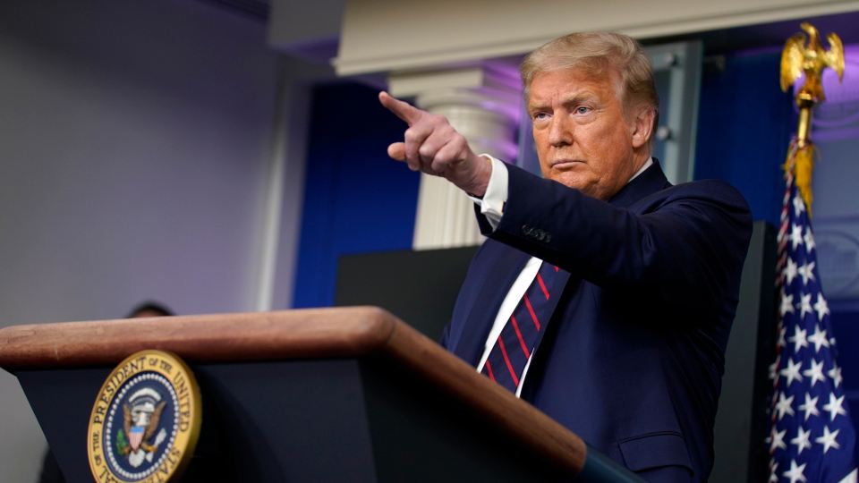 CNN：白宮公布日程顯示 特朗普本周末沒有公開活動