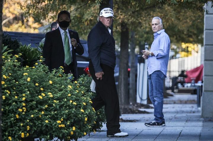 美媒宣布拜登勝選後 特朗普返回白宮被喝倒采