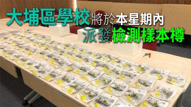 楊潤雄：首兩日約百所學校獲發檢測樣本樽
