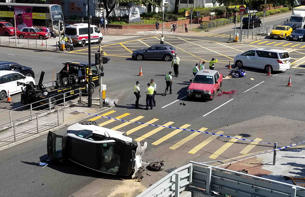 沙田鄉事會路发生奪命車禍 1人死亡