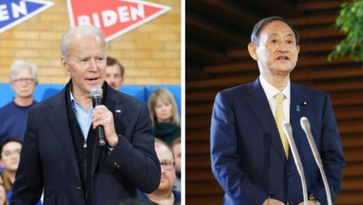 日媒：菅義偉與拜登進行首次通話