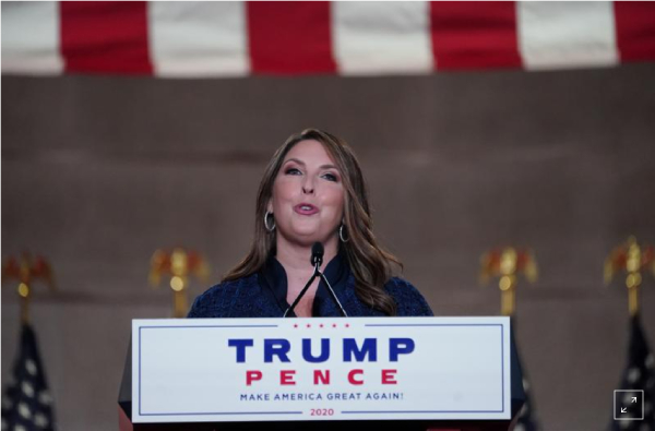 特朗普支持共和黨全國委員會主席留任 或為2024競選布局