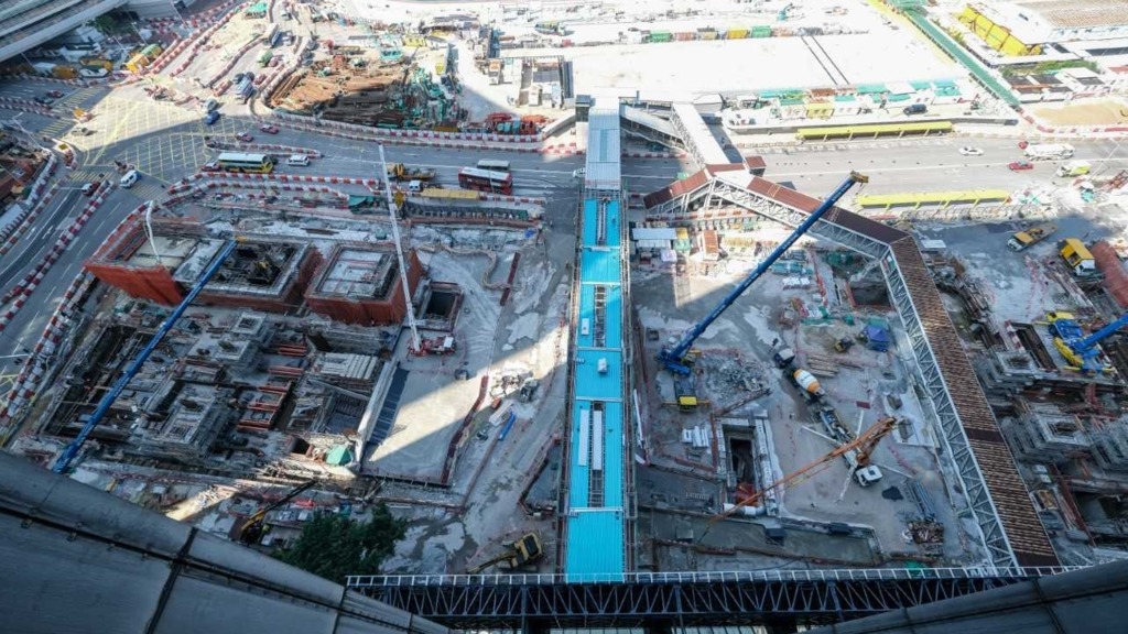 港鐵會展站舉行平頂儀式 紅磡至金鐘段土木工程大致完成