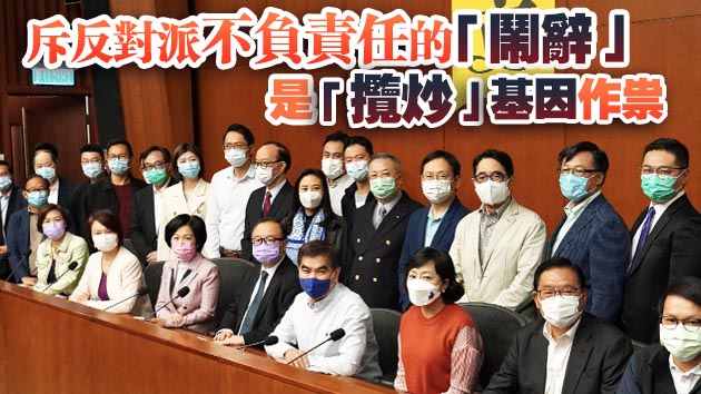 支持人大決定痛批攬炒鬧辭 建制議員冀與市民攜手向前