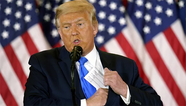 特朗普又發推：我贏了選舉！ 立即被貼上警告標籤