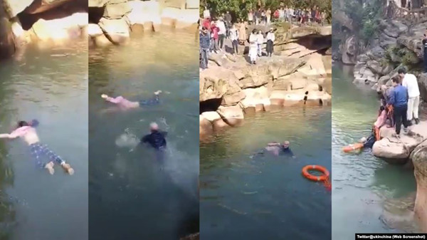 英國外交官在中國救起一名溺水女學生