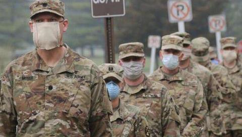 美軍累計近10萬人感染新冠 出現第10宗軍人死亡個案