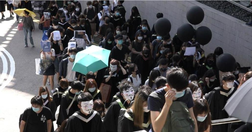 民建聯譴責中大校園遊行涉違反國安法 加劇疫情傳播