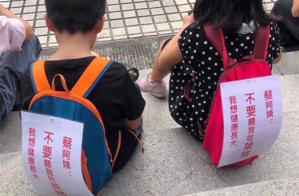 台灣小朋友抗議美豬入台 網友動容怒轟台當局