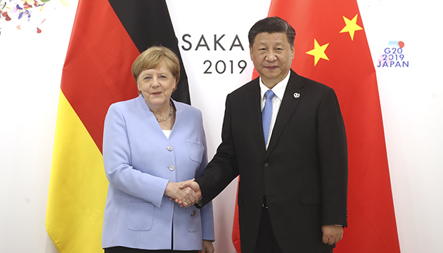 習近平同德國總理默克爾通電話