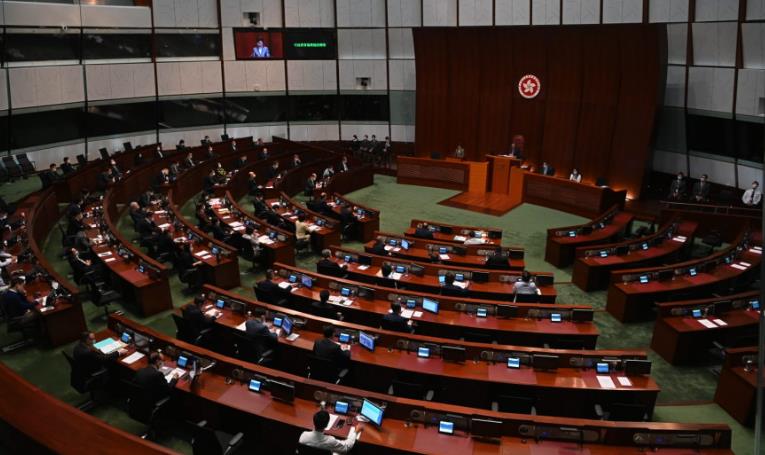 林鄭立會宣讀施政報告 反对派議員全部缺席