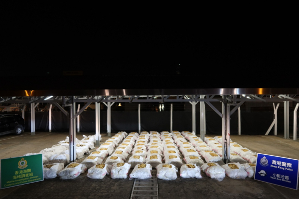 水警海關聯合反走私 檢獲約150萬元貨品