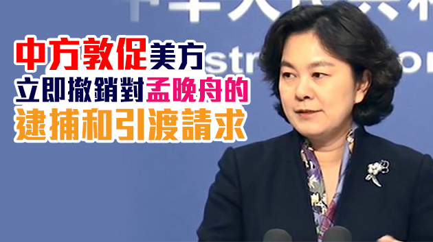 美方在孟晚舟問題上「突然出招」 華春瑩回應