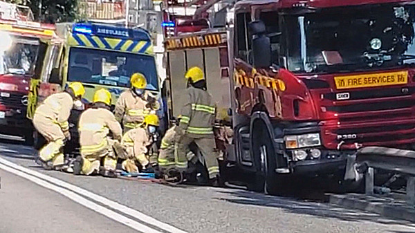 消防處對西貢消防車交通意外深表遺憾 希望提供可行協助