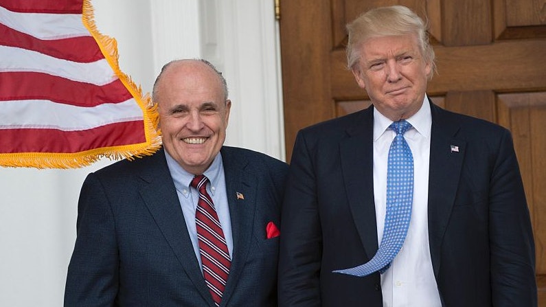 特朗普私人律師朱利亞尼確診新冠