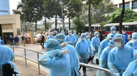 據報麗晶花園407位住戶已完成採樣 逾600名居民明日續檢