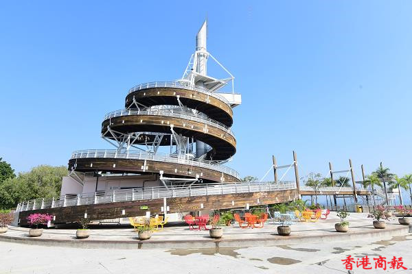 圖集丨大埔海濱公園登回歸紀念塔 瞭望台景色宜人