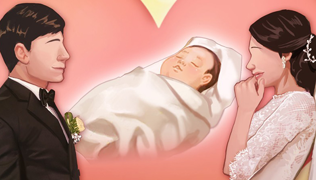 統計：韓結婚五年夫妻近二成無子女